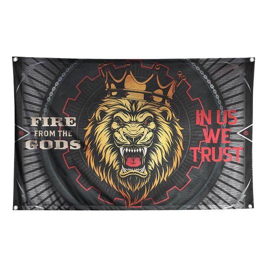 In Us We Trust Wall Flag