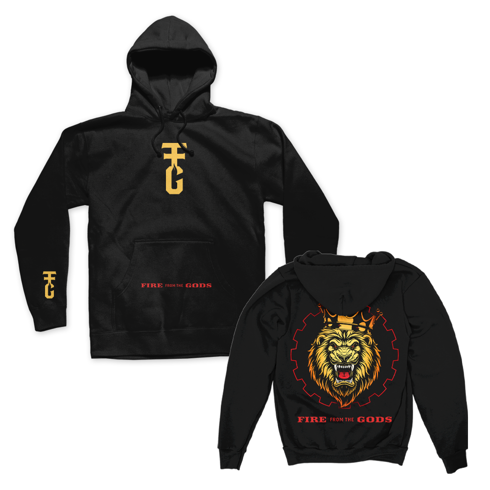 Lion Pullover Hoodie (Black)