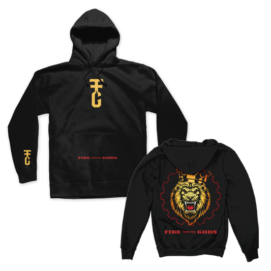 Lion Pullover Hoodie (Black)